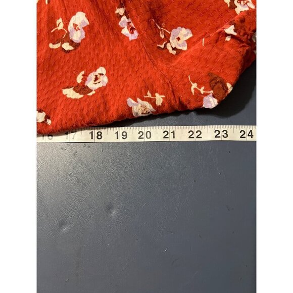 Boho Floral Button-Up Dress XXL Universal Thready Cottagecore vacation Resort - Picture 11 of 12